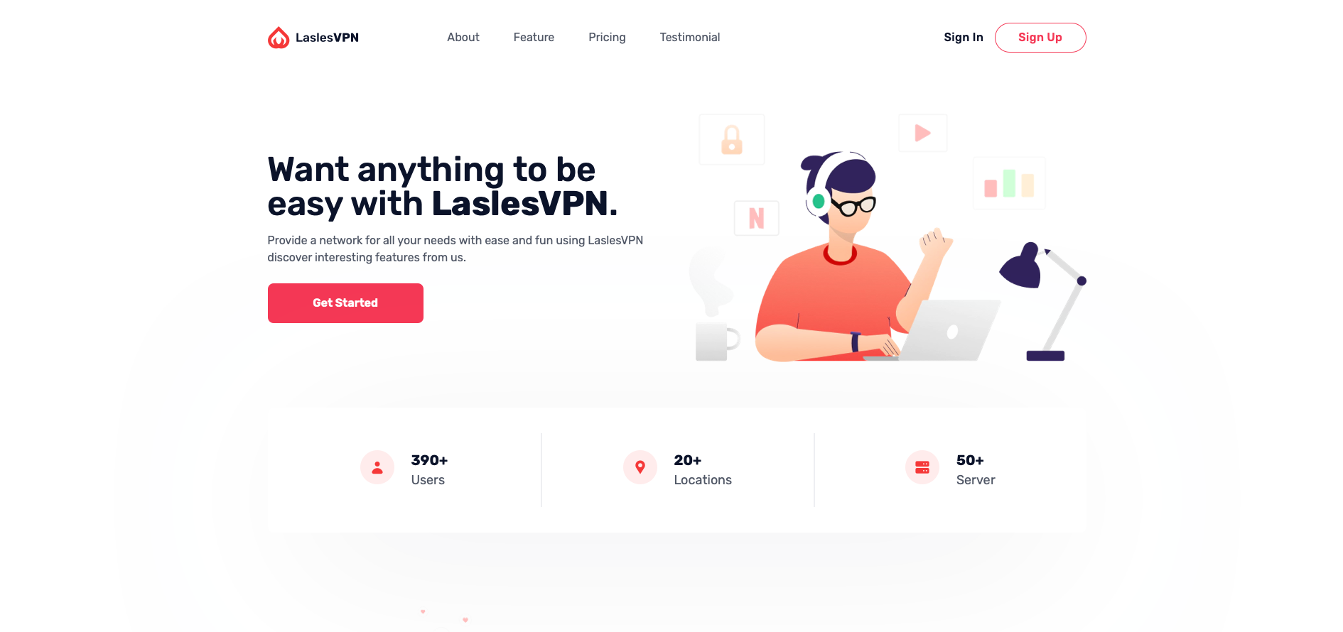 VPN Landing Page